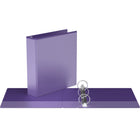 Davis Group Easyview Premium Binder - Round Ring - Customizable - 2" - Purple - 6 Pack-2"