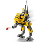 LEGO Star Wars 327th Star Corps Clone Troopers Battle Pack-Built for Star Wars™ battles - The set features an AT-RT walker with a LEGO minifigure cockpit, a stud shooter and storage for a blaster and binoculars, a posable Spider Droid and stud-shooter turret