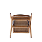 Manhattan Comfort Lambinet 20.87" Industry Chic Dining Folding Chair - Nature - Set of 4-10