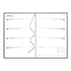 Letts - 2026 Agenda hebdomadaire/mensuel Titanium - 8-1/4 po x 5-5/6 po - Charbon - Multilingue-Couverture laminée, rigide et mate