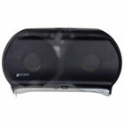San Jamar Jumbo Bath Tissue Dispenser - Double Roll - 19.29" L X 5.5"W X 11.83"H - Black-A cost-wise solution