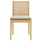Modway Ovard Wood and Rattan Dining Chair - Natural-8
