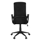Monarch Specialties 7354 Ergonomic Fabric Office Chair - Black-Built for long-lasting use, this durably designed chair is constructed with high-quality materials that includes easy to assemble illustrated instructions with all hardware included for a hassle-free setup