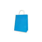 Millbrook Studios Kraft Bags - Medium - Bright Blue - 12 Pack (00510)-10.13" x 4.75" x 7.88"
