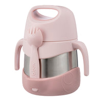b.box Insulated Food Jar - Blush Crush-Triple-layer insulation keeps food at the ideal temperature