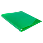 JAM Paper Plastic 0.5" 3-Ring Binder - Green-This document holder is a staple for all of your projects, assignments, memos, school work, and any other important documents that need to be kept safe.