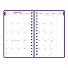 Brownline - 2027 agenda quotidien DuraFlex avec couverture en poly texturé en deux pièces – 8 po x 5 po – couleurs assorties-Coins détachables