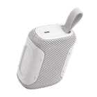 JBL Go 5 Ultra-Portable Bluetooth Speaker - White-All the proofs (dust, water, and drop)