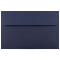 JAM Paper A10 Invitation Envelopes - 6 x 9.5 - Navy Blue - 50 Pack-These envelopes are perfect to use for sending invitations, greeting cards, RSVP's, thank you cards, gifts for birthdays, graduations, holidays and more
