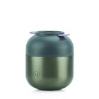 Minimal V2 Stainless Steel Double Wall Vacuum Insulated Food Jar, 500ml, Gunmetal-3" large mouth for ice cubes, leak proof design, condemnation free making it easy to go wherever you do