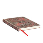 Paperblanks Midi Lined Softcover Flexi Journal - Garnet Silver Filigree-Flexible cover and spine