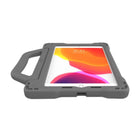 Brenthaven Edge Bounce Case for 10.2" iPad (9/8/7th Gen) - Grey-Featuring a sleek and lightweight design that perfectly complements the new, thinner, and lighter iPad 10th Gen, this hard shell case maintains a slim profile of less than 1 inch thickness, ensuring compatibility with most charge carts