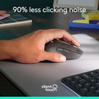Logitech Signature M650 L Left Wireless Mouse - Graphite-Connect the way you like: Connect this cordless computer mouse in an instant via Bluetooth Low Energy or Logi Bolt USB receiver