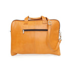 Ashlin LEGEND Slim Laptop Case - British Tan - P8884-18-08-Two short straps, plus 1 removable long strap.