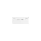 LUX #10 Regular Envelopes - 4-1/8" x 9-1/2" - 24lb. - White Linen - 250 Pack-Dimensions: 4 1/8"L x 9 1/2"W