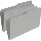 Staples Grey File Folders - Legal Size - 100 Pack-Use to colour-code your files for better organization and efficient access to information