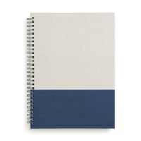 TRU RED - Cahier de notes à couverture rigide, pages réglées, format moyen, couleurs variées-Format moyen (6,5 po x 9,5 po)