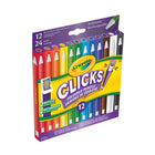 Crayola Clicks Mechanical Coloured Pencils - 12 Pack-SAFE AND NONTOXIC: Safe and nontoxic, ideal for ages 5 and up. Enjoy peace of mind while you create!