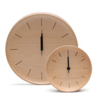 Nexten Pro Wooden Wall Clock - Line - Dish Shape-Power: Requires 1 AA Battery (Not included)
