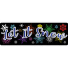 Ashley Productions The Original Fun Mat Mat Runner - 15.5" x 47" - Let it Snow-Measurements and Design: The Let it Snow Mat Runner measures 15.5" x 47".