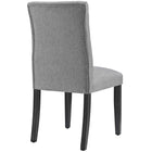 Modway Duchess Fabric Dining Chair - Light Grey - 2 Pack-Fine Fabric Polyester Upholstery 