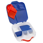 b.box Lunchbox - Superman-Gel cooler pack sits underneath the sandwich tray to keep food cooler for longer