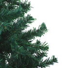 HOMCOM 6' Artificial Spruce Christmas Tree - Green-Colour: Green 