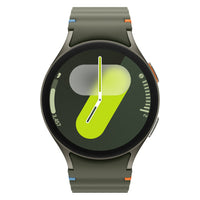 Samsung Galaxy Watch7 Bluetooth Smartwatch - 44mm - Forest Green-Stand out with a floating design. Elevate your style with the Galaxy Watch7. A floating glass design and colourful stitching points add a touch of elegance to your wrist, while ripples on the band show you're ready for workouts. The Watch is available in Small and Large with three colour options: Green, Silver and Cream