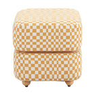 Zuo Haki Ottoman - Multicolor-Rubberwood leg
