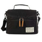 Renwick Lunch Bag - Black-PEVA insulated lunch bag with polyester shell