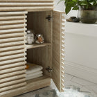 Modway - Render 24" Faux travertin Armoire de toilette de salle de bain (évier non inclus) - Travertin-Évier et accessoires non inclus