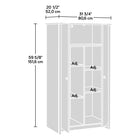 Sauder River Ranch Storage Cabinet - Grand Walnut-7