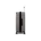 Bugatti Monaco 30.5" Hardside Check-in Luggage - Vegan Leather Trim -  Grey-Telescopic trolley handle with multi-stage
locking heights