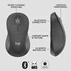 Logitech Signature M550 L Full Size Wireless Mouse - For Large Sized Hands - Graphite-24 month battery life: Work for up to 2 years on the single AA battery that comes with your multi-device mouse