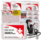 First Aid Central Type 2 Basic First Aid Kit - Small - CSA Z1220-24 Standard - Metal Case-Packed in a durable wall mountable metal case with bilingual first kit logo.