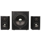 Edifier S351DB Bluetooth Bookshelf Speakers with 8" Subwoofer - Black-Ditch those tiny, ineffectual satellite speakers, and enjoy full bookshelf sound quality