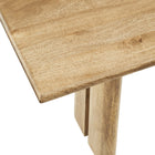 Modway Amistad 58" Wood Bench - Oak-8