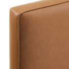 Modway Lindee Vegan Leather Full Headboard - Tan-Assembly Required
