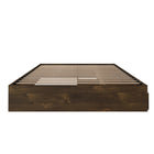 Nexera 3-Drawer Storage Bed Frame - Full Size - Truffle-Includes a system of slats for mattress support so it doesn't require a box spring, the perfect budget-friendly choice!