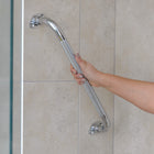 BIOS Living Chrome Grab Bar - 40 cm-The knurled chrome finish increases grip and support