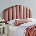 Modway Veronique Performance Velvet Full/Queen Headboard - Dusty Rose-Performance Velvet Upholstery