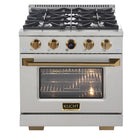 Kucht 30" KXP Series Dual Fuel Range Propane Gas - Stainless Steel/Gold-New Kucht Horus Digital Dial Thermostat