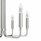 Modway Rekindle 6-Light Chandelier - Polished Nickel-Professional Installation Required