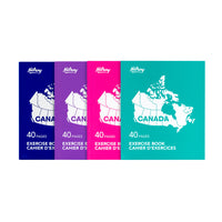 Hilroy Canada Laminated Stitchbook - 10-7/8" H x 8-3/8" W - Assorted Colours-Durable laminated cover​