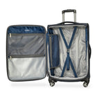 Ricardo Beverly Hills Avalon Softside 24" Medium Upright Check-In Spinner - Storm Blue-Side carry handle — Provides convenient horizontal lifting and handling.