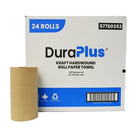 Dura Plus Paper Towels Roll Kraft, 205' - 24 Pack-7-25/32" x 205', Kraft