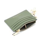 Champs Iconic Keychain Cardholder - Green-Gold metal zipper and decorative zipper pulls