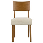 Modway Pax Wood Dining Side Chairs - Acorn/Heathered Weave Light Beige - 2 Pack-9