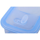 Minimal Boîte à bento en silicone - Bleu - 700ml - Ensemble de 2-Congélateur, lave-vaisselle, micro-ondes et four