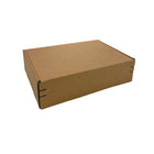 Reliabag - Boîtes d'expédition en papier kraft ondulé auto-adhésives - 12" x 8" x 3" - Paquet de 40-Papier kraft ondulé auto-scellant